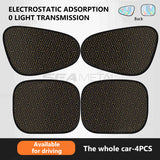 SEAMETAL Car Window Sunshade Car Side Window Insulation Adsorption Curtain Sun Protection Foldable Front Back Sunshade Cover