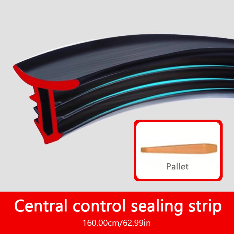 SEAMETAL1.6M Universal Car Dashboard Sealing Strip, Noise Reduction Rubber Weatherstrip