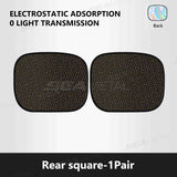 SEAMETAL Car Window Sunshade Car Side Window Insulation Adsorption Curtain Sun Protection Foldable Front Back Sunshade Cover