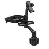 SEAMETAL Car Cup Extended Tray For Food Drink Snack Holder Universal Auto Central Console Table For Bottle Support Accessories