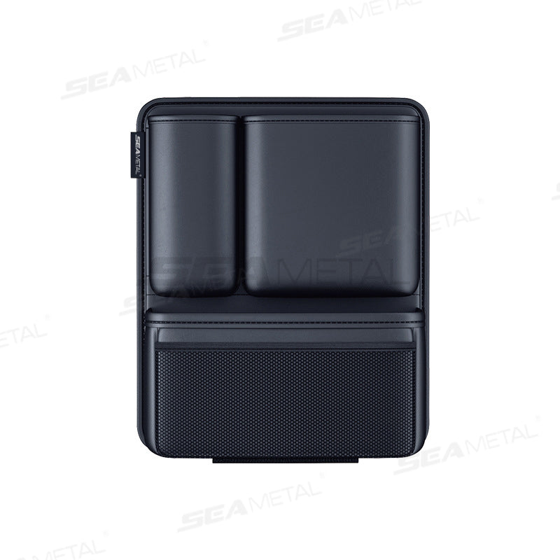 SEAMETAL Car Trunk Leatherette Storage Bag Detachable Auto Seat Back Pocket