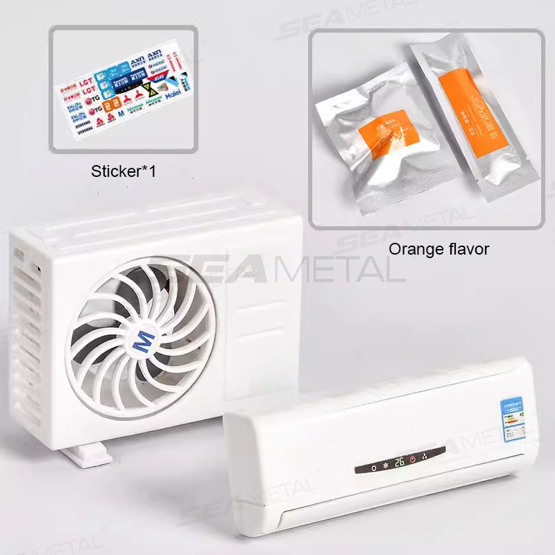 Car Perfume Diffuser Solar Air Conditioner Shape with Fragrance Tablet SEAMETAL