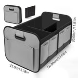 SEAMETAL Large Capacity Car Storage Box Foldable Auto Trunk Storage Box Oxford Cloth Storage Bag for Car Accessories