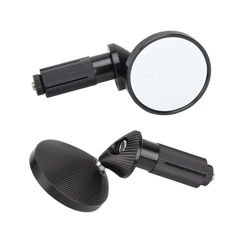 SEAMETAL Motorcycle Handlebar Rearview Mirror Handlebar Extended Rear View Mirror Blind Spot Wide View Safety Adjustable Mirror