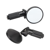 SEAMETAL Motorcycle Handlebar Rearview Mirror Handlebar Extended Rear View Mirror Blind Spot Wide View Safety Adjustable Mirror