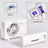 Car Perfume Diffuser Solar Air Conditioner Shape with Fragrance Tablet SEAMETAL