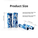 SEAMETAL 4pcs Soft EVA Motorcycle Handlebar Grips Non Slip Motorbike Handle Grips Cover Set For Scooter Motorcycle Accessories