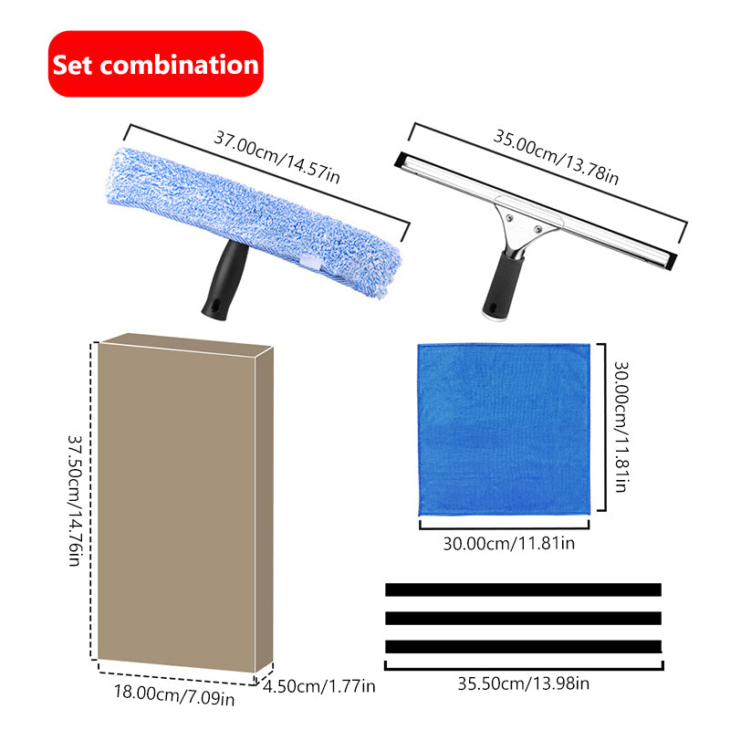 SEAMETAL 1pc Household Cleaning Scraper Glass Scraper Bathroom Car Glass Wiper Window Glass Cleaner Handheld Water Removal Glass Scraper