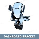 SEAMETAL Car Phone Holder Dashboard Rear View Mirror Mount with Number Plate