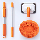 SEAMETAL Three Section Telescopic Car Washing Mop Super Absorbent Car Detailing Cleaning Mop Window Wash Tool Auto Wash Kit