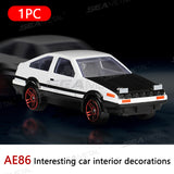 SEAMETAL AE86 Car Drift Ornament Dashboard Drifting Rotating Realistic Vehicle Mount