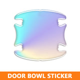 SEAMETAL Luminous Colorful Car Door Handle Bowls Protector Sticker