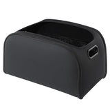 SEAMETAL Leather Multi-functional Car Storage Box, Passenger Side Large Opening Storage Box, Large Capacity Trunk Organizer