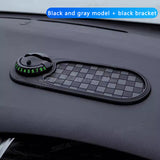 SEAMETAL Car Bracket Anti-slip Mat Number Plate 360° Rotated Car Phone Holder