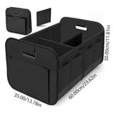 SEAMETAL Large Capacity Car Storage Box Foldable Auto Trunk Storage Box Oxford Cloth Storage Bag for Car Accessories