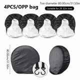 SEAMETAL Spare Tire Cover Waterproof Automotive Wheel Protector Sun Protection Car Wheel Cover For Sun Rain Snow Tyre Protection