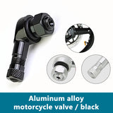 SEAMETAL Aluminum Alloy Valve Motorcycle Rim Motorcycle Wheel Tire Tubeless Valve Stems