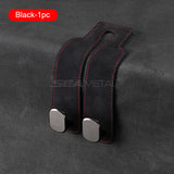 SEAMETAL Faux Leather Car Seat Headrest - Concealed Metal Hook Design, Strong Load-Bearing Capacity