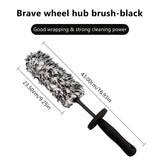 SEAMETAL Car Wheel Hub Brushes Ultrafine Fiber Dust Removal Duster Cleaning Tools Car Washing Supplies Cleaning Brush Tire Brushes