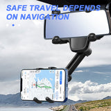 720 ° Rotatable and Retractable Phone Mount for Car Rearview Mirror Phone Holder