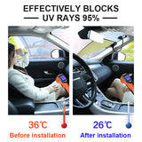 Car Side Window Blocker Front Windshield Sunshades Cover Foldable Sun Shade Cover