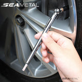 SEAMETAL Car Tire Pressure Gauge Pen Air Pressure 5-50PSI Quick Check Tire Pressure Detector