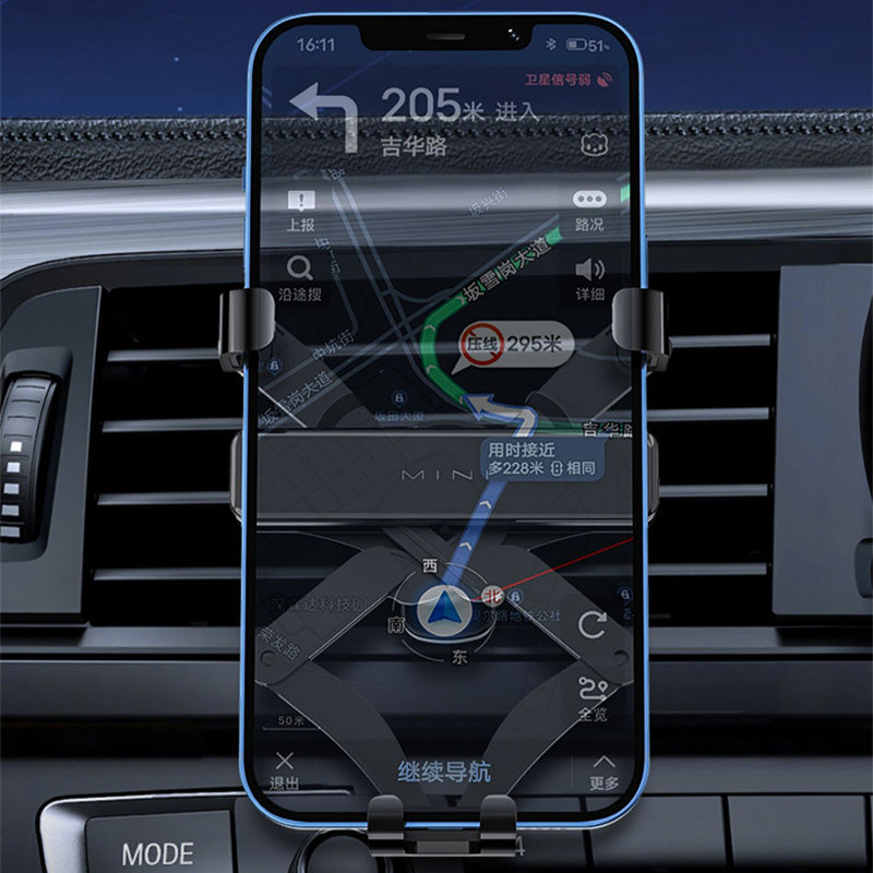 SEAMETAL Gravity Car Phone Holder Foldable Mini Air Vent Phone Mount