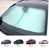 For Tesla Model 3 Y X S Car Front Windshield Sunshade Car Window Sunscreen Visor Sun Shade
