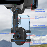 720 ° Rotatable and Retractable Phone Mount for Car Rearview Mirror Phone Holder