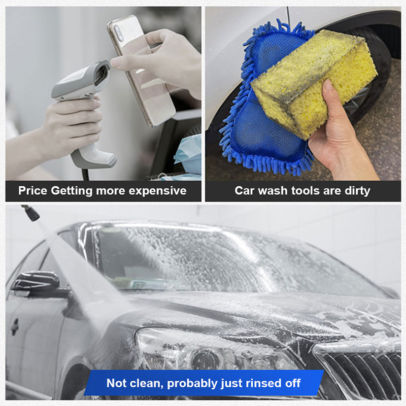 Microfiber Car Washer Sponge Coral Sponge Cleaning Car Wheel Cleaning Tire Wash Wiper