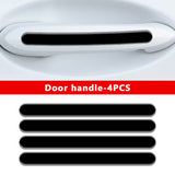 SEAMETAL 4/8pcs Car Door Handle Bowl Scratch Stickers Car Handle Anti-collision Protection Strip