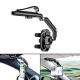 SEAMETAL 1080 Degree Rotating Car Sun Visor Cellphone Holder Mobile Phone Holder