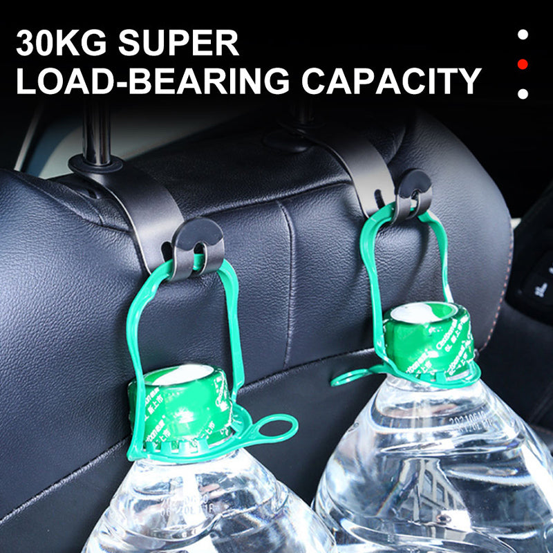 SEAMETAL SEAMETAL Alloy Car Seat Back Hook 2pcs 30KG Load-bearing Auto Headrest Hook