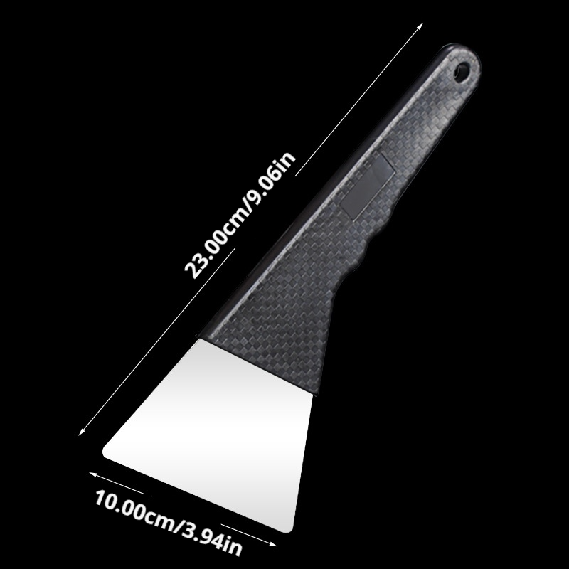 SEAMETAL Window Tint Squeegee Stainless Steel Auto Wrap Tools With Handle Small Cleaner Window Film Remover Car Accessories