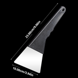 SEAMETAL Window Tint Squeegee Stainless Steel Auto Wrap Tools With Handle Small Cleaner Window Film Remover Car Accessories
