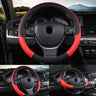 SEAMETAL Microfiber Leather Car Steering Wheel Cover, Non-Slip & Breathable Universal Fit