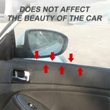 SEAMETAL  Rubber Car Window Seal Strip Anti Rain Gap Sealing Trim Auto Sealant