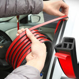 Car Door Rubber Seal Strips Auto Double Layer Sealing Stickers