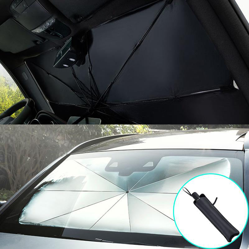 Car Windshield Sun Shade, Auto Front Window Sunshade Umbrella – SEAMETAL