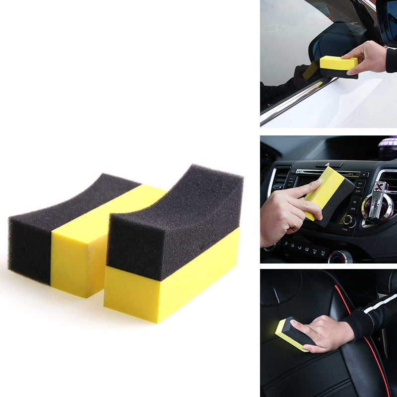Car Washing Accessories Auto Detailing Cleaning Sponge Brush Set Tire Wash Tools