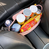PU Leather Car Handbag Holder Auto Interior Organizer Seat Hanger Storage Bag