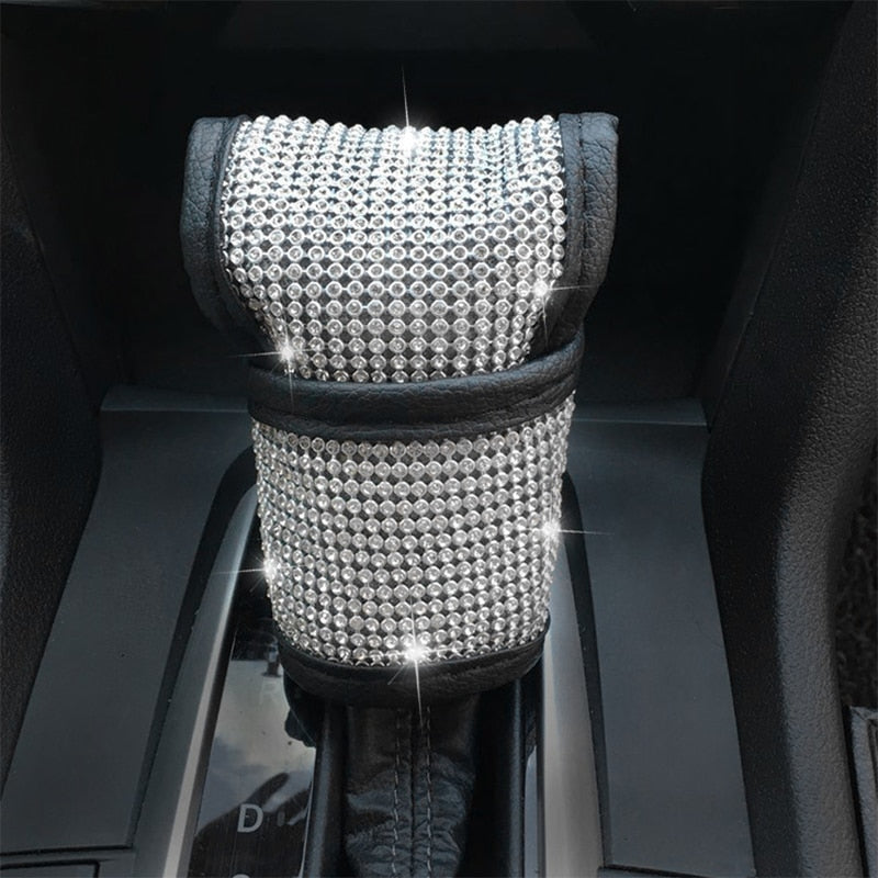 Bling Rhinestone Diamond Car Seat Belt Cover