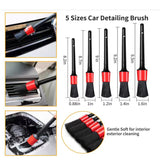 13/14PCS Car Detailing Cleaning Brush Auto Care Kits Car Wash Tools With Sponge