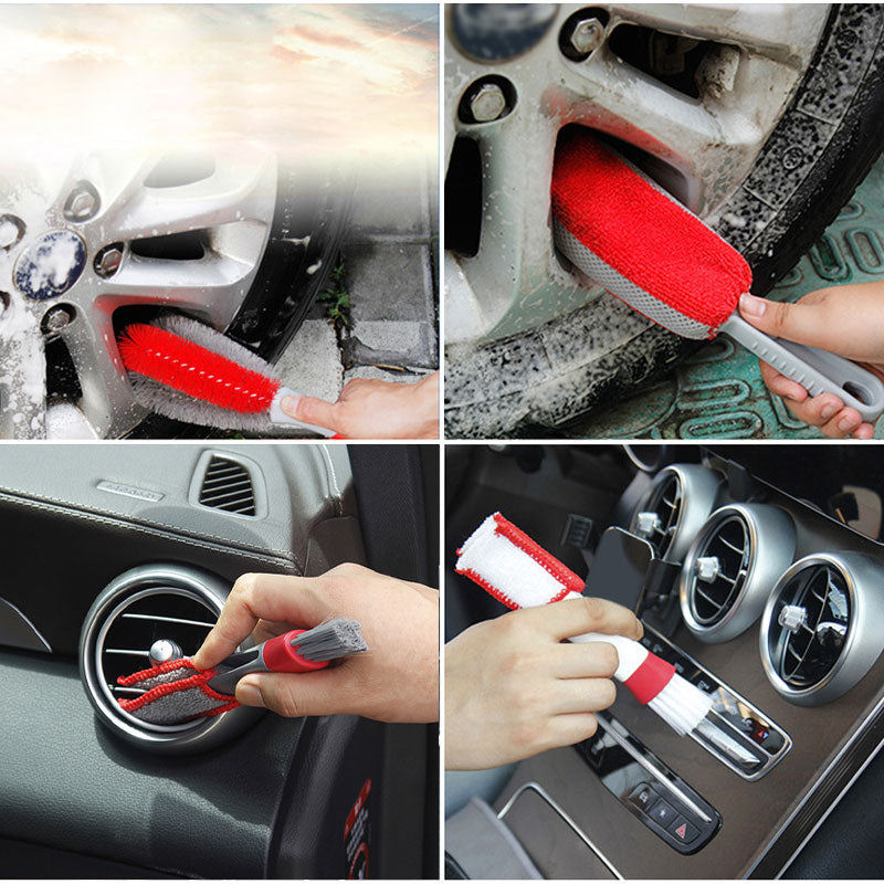 Car Wheel and Vent Cleaning Brush Car Detailing Brush Kit