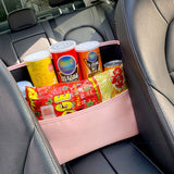 PU Leather Car Handbag Holder Auto Interior Organizer Seat Hanger Storage Bag