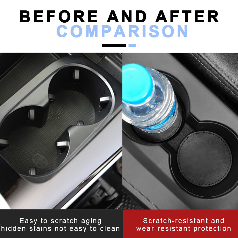 Car Bottle Pad Interior Auto Water Cup Holder Mats Universal Car Coaster Anti Slip Mat
