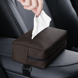 SEAMETAL Napa Leather Car Tissue Box Cover Sun Visor Seat Back Hanging Car Armrest Box