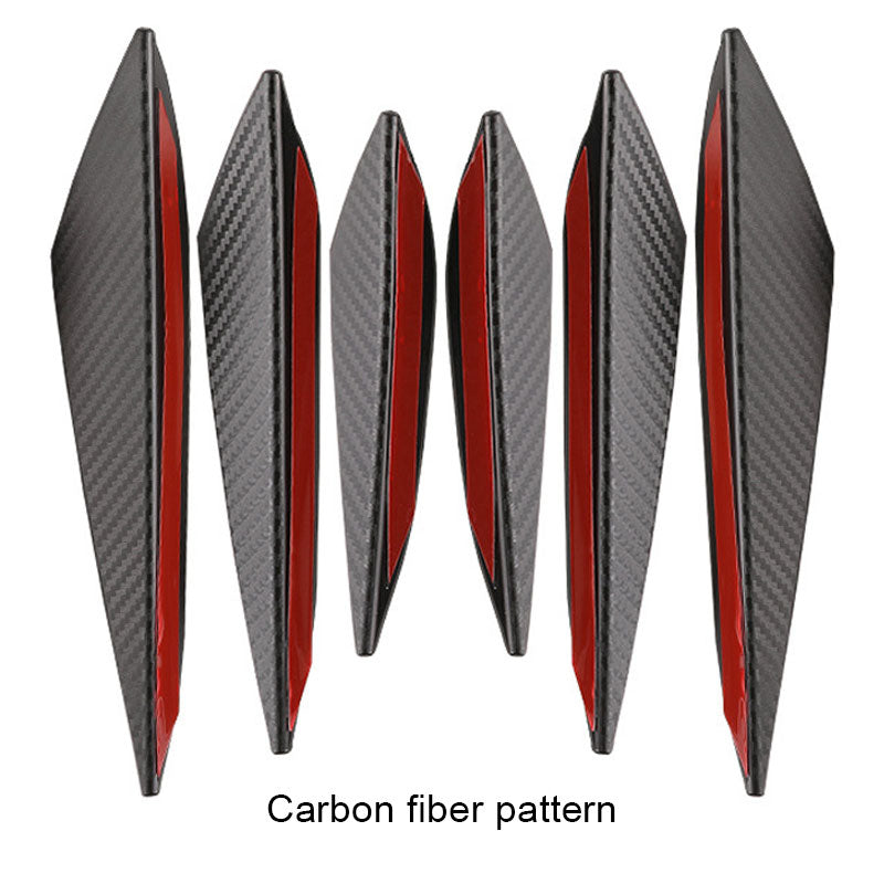 Front Bumper Strip Carbon Fiber Anti-Scratch Sticker Decoration Sticker