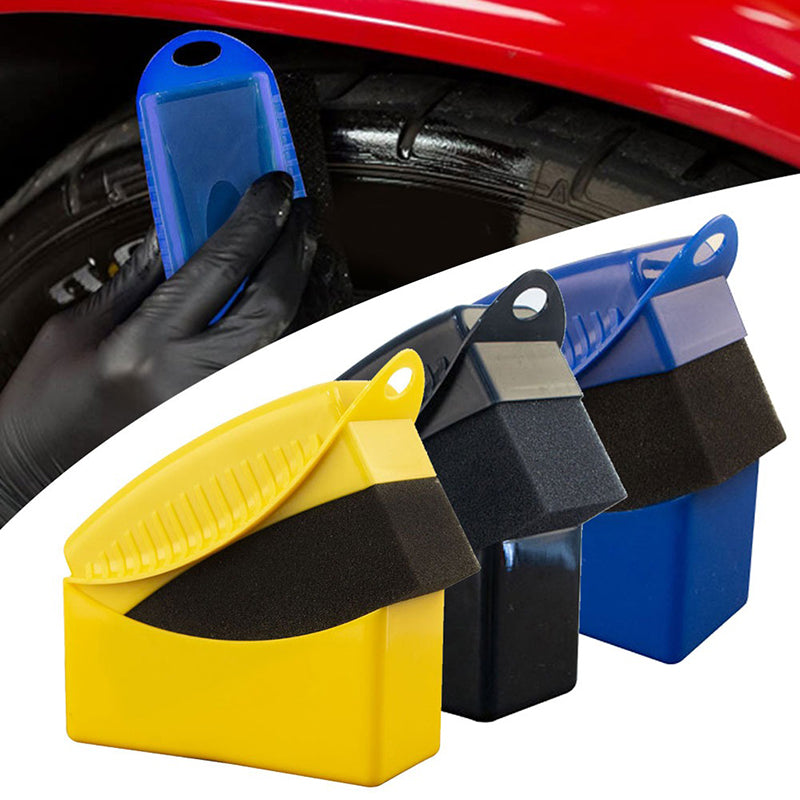 Car Wheel Waxing Polishing Sponge Brush ABS Plastics Tire Brush