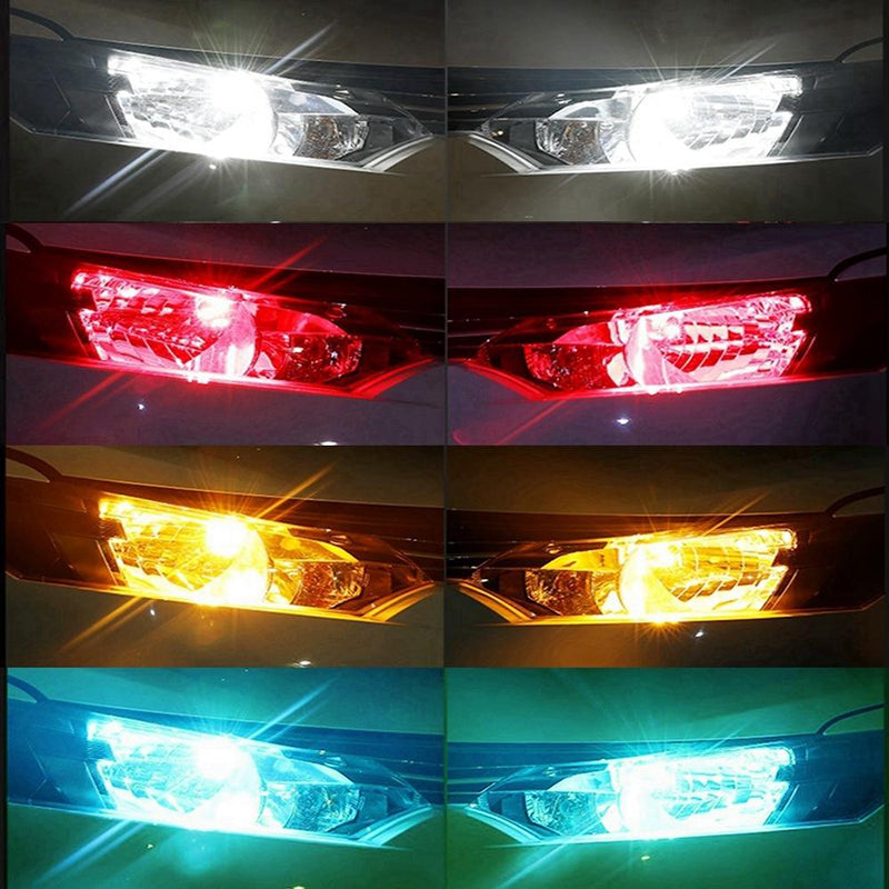 10Pcs T10 W5W WY5W 2825 LED Canbus Car Interior Wedge Tail Side Bulb Auto Parking Lamp